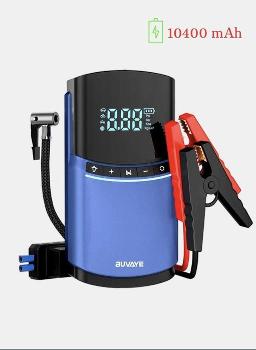 Автомобильный компрессор BUVAYE насос, Powerbank, Стартер аккумулятор
