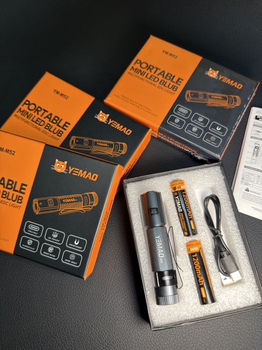 LED фенер мощен магнезиво-алуминиев малък Cob диод 2026 модел