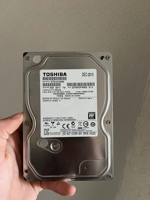 Жесткий диск Toshiba/WD