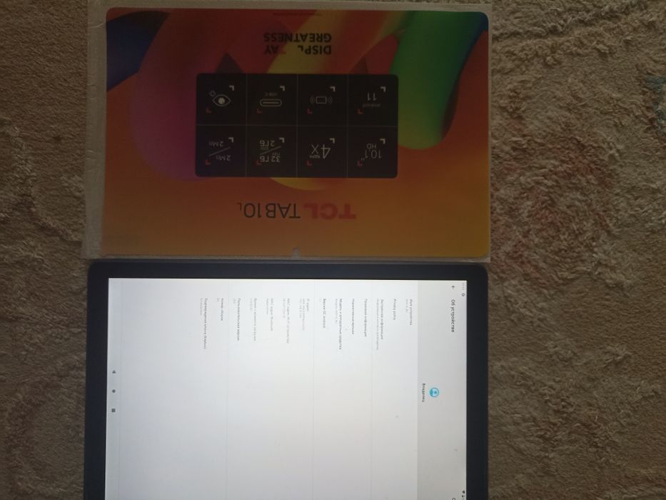 Продаю планшет TCL TAB 10L