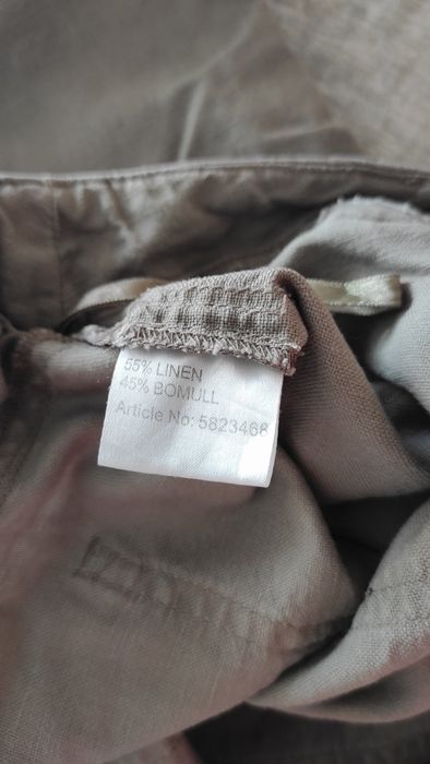 Pantaloni bumbac și in-  mărime 40