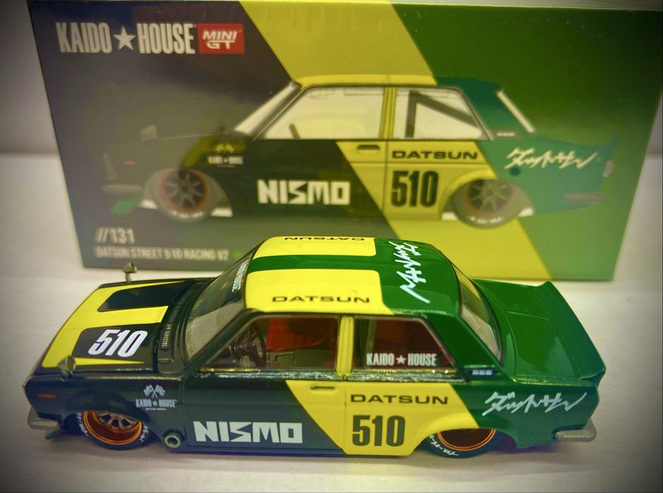 KAIDO HOUSE DATSUN STREET 510 Racing v2 machetă auto scara 1:64 miniGT