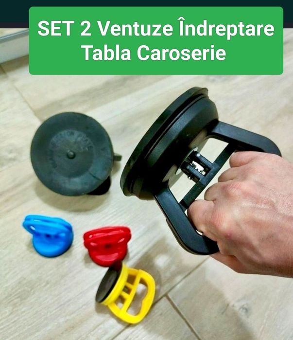 Set 2 Ventuze Îndreptare Tabla Bara Ușă Capota etc