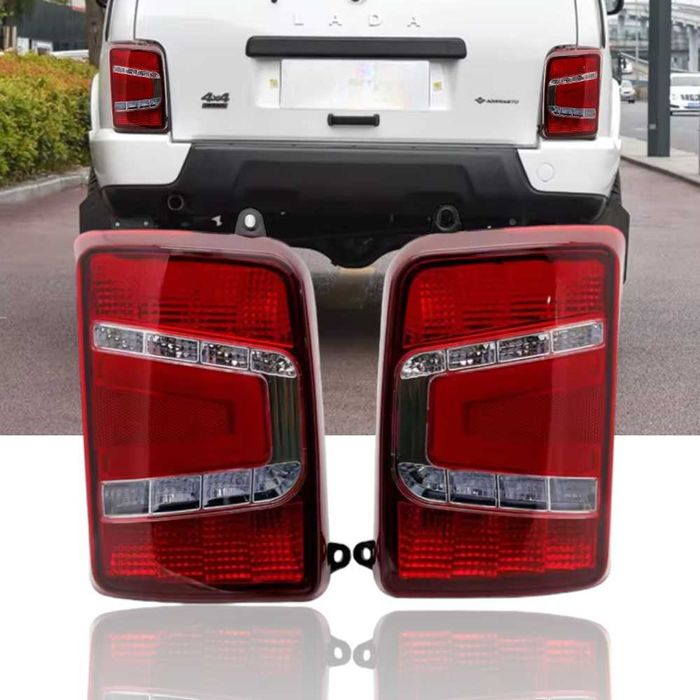2 БРОЯ LED Диодни Тунинг Стопове за Lada Niva Задни Светлини