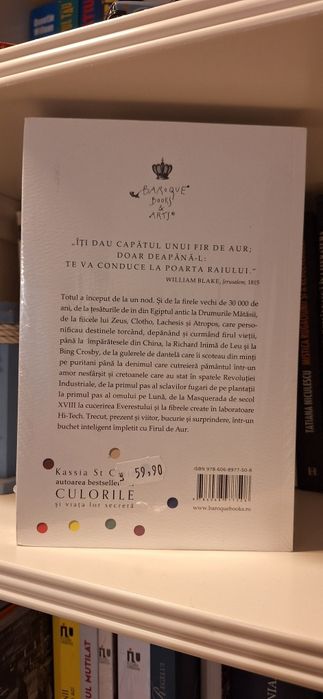 Firul de aur sau istoria lumii văzută prin urechile acului -Carte NOUA