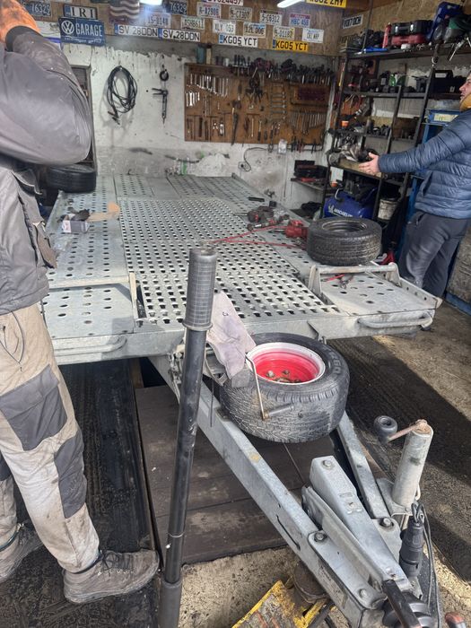 Ocazie !! Platforma / trailer pongratz  austriac  , basculabil impecabil