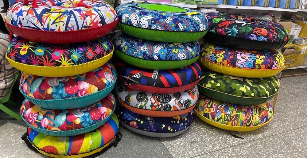 Тюбинг Ватрушка баллон зимние