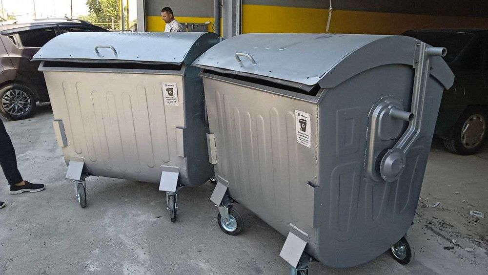 Мусорные контейнеры металлические в ассортименте