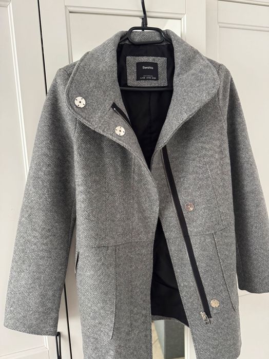 Дамско палто в сив цвят XS