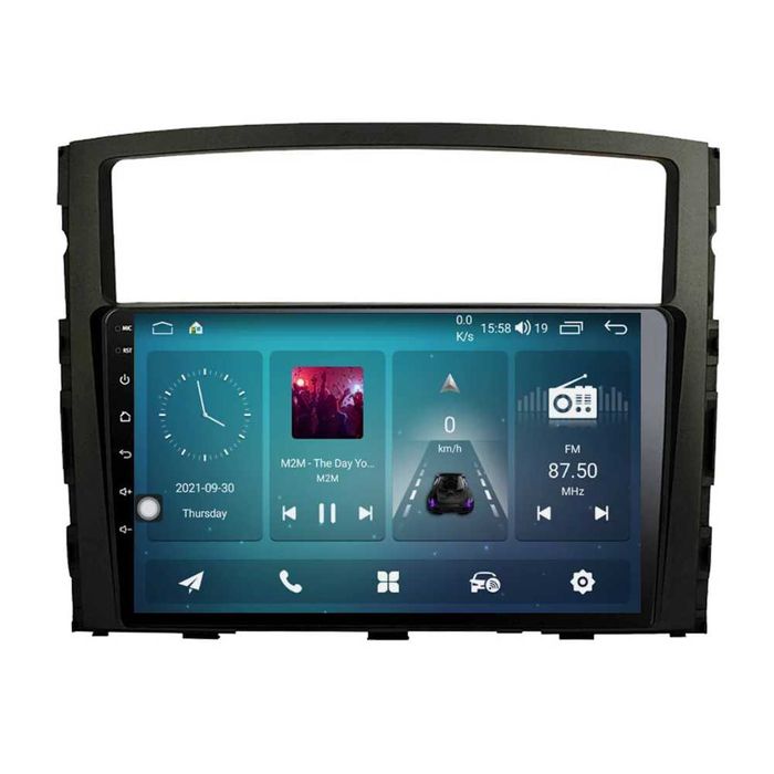 9инча Mitsubishi Pajero Montero Навигация Андроид WiFi, 9019