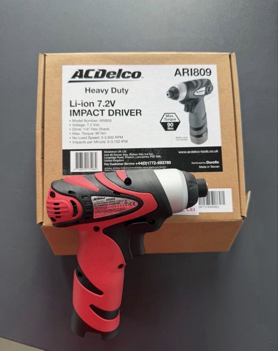 Șurubelniță de impact ACDelco ARI809 LI-ION de 1/4 Solo