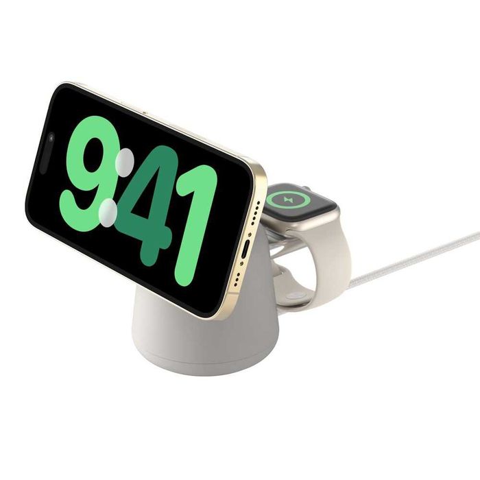 Belkin BoostCharge Pro 2-in-1 Wireless Charging Dock MagSafe 15W
