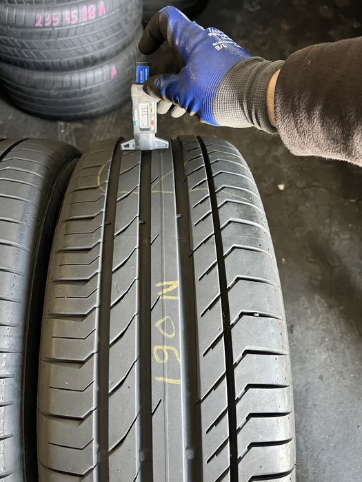 4 anvelope vara ca NOI 235/55/19 , Continental ,DOT 2024/2025 , 7.3 mm