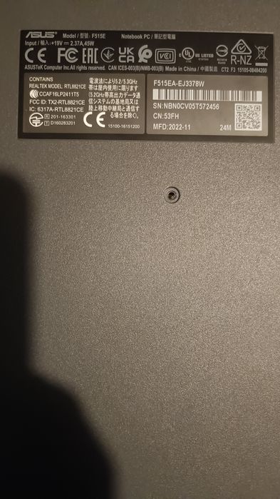 Asus F515EA 2022