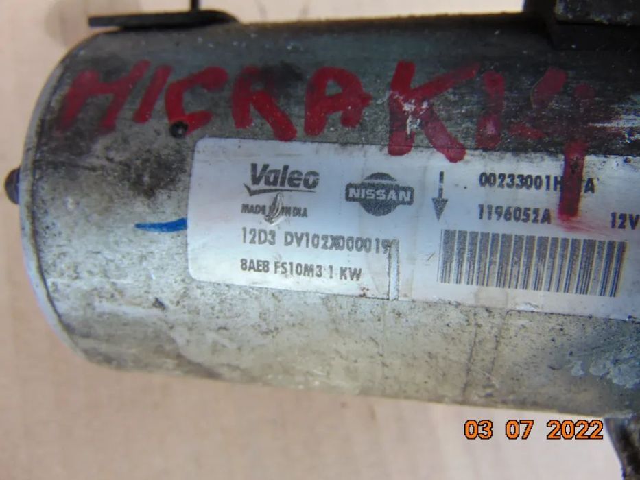 Electromotor Dacia 1.0 Logan MCV Sandero Dokker Renault twingo 1.0 clio 5 Nissan Micra 1.0 euro 6 1