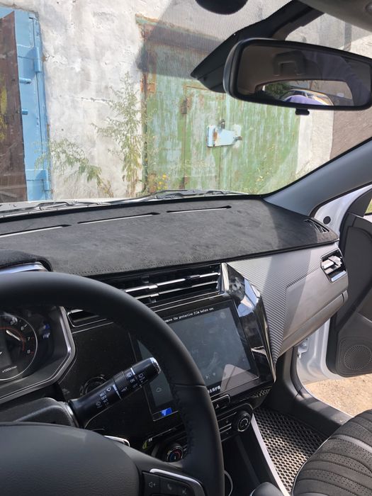 Накидка на панель из алькантара на заказ