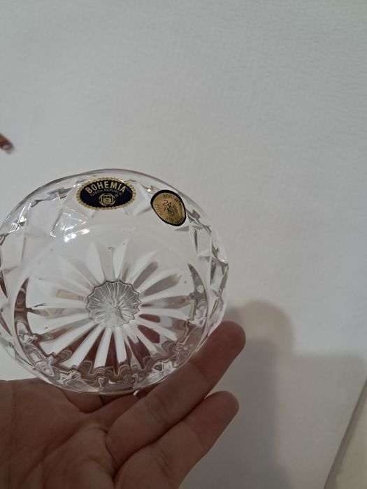 Продам хрустальные подставки для колец Богема