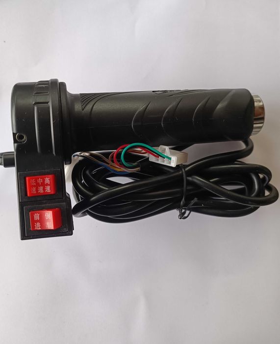 Масур, дръжка за газ за електрическа триколка