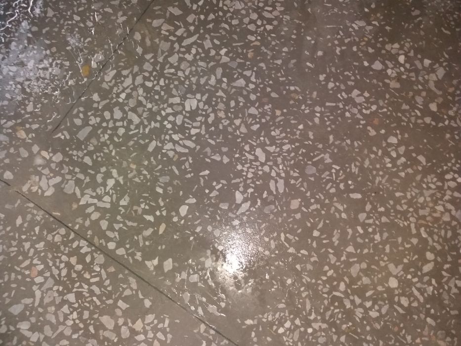 Полы из мраморной крошки