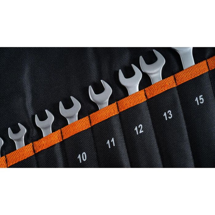 Set chei combinate 6 - 22, 12 piese, cu husa textila, Powermat
