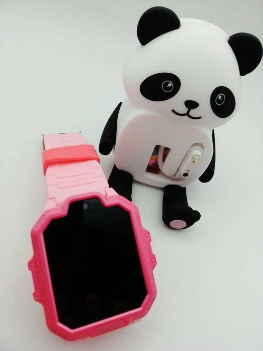 Детски смарт часовник OKYUK T17 детски смарт часовник GPS Черен Розов