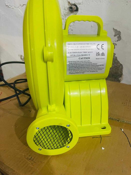 Pompa electrica pentru castel gonflabil. 450W, galben-verde