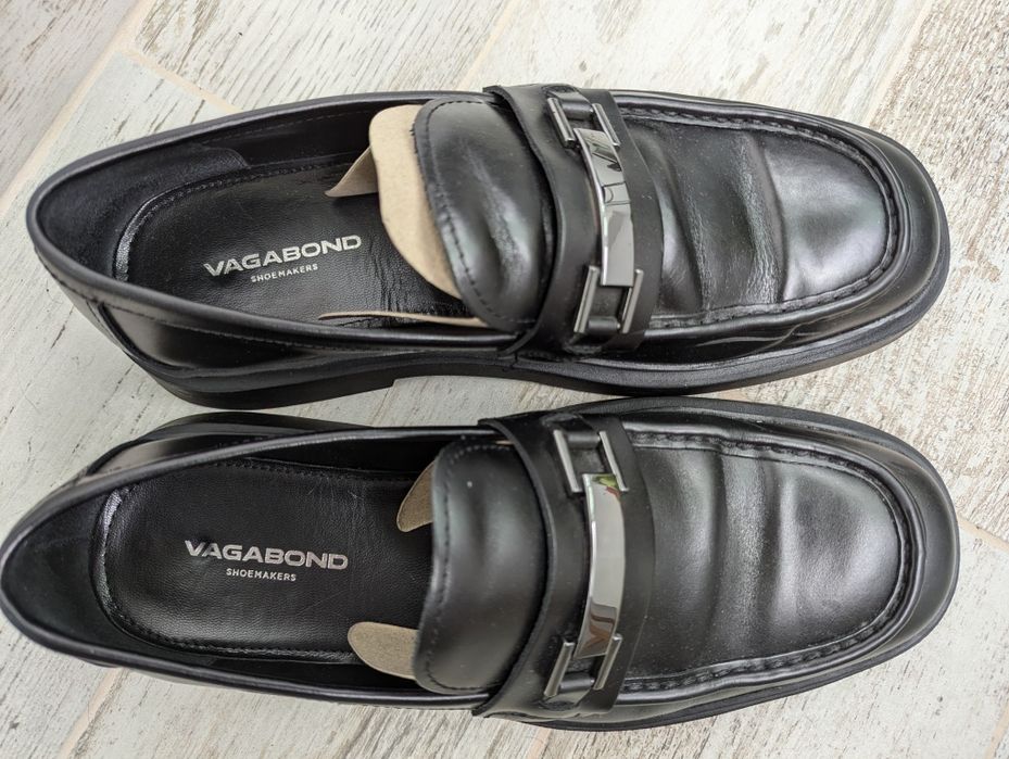 Pantofi loafers vagabond peile