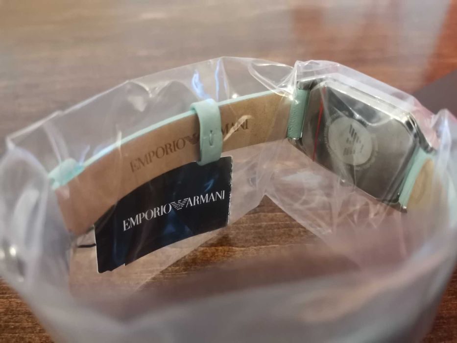 Дамски часовник Emporio Armani Turquoise Ladies Strap Watch