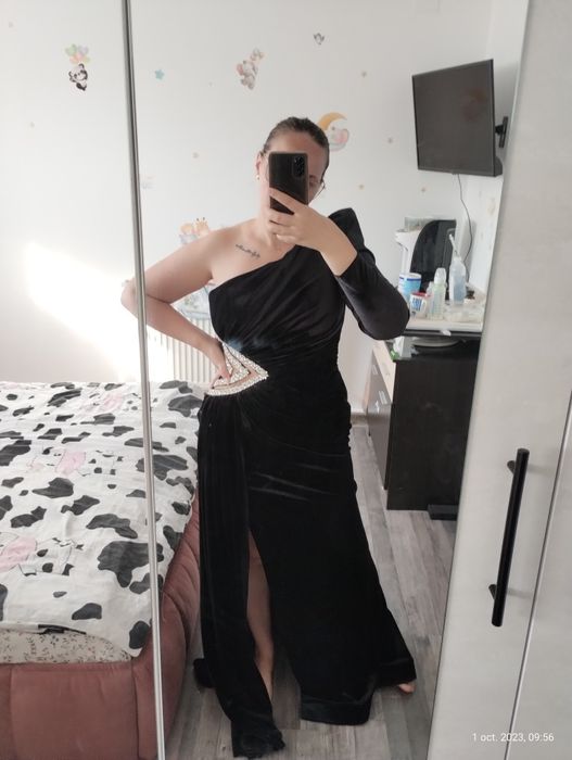 Rochie eleganta din catifea