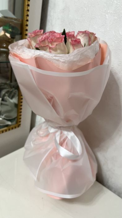 Букет из 15 роз. Свежий букет