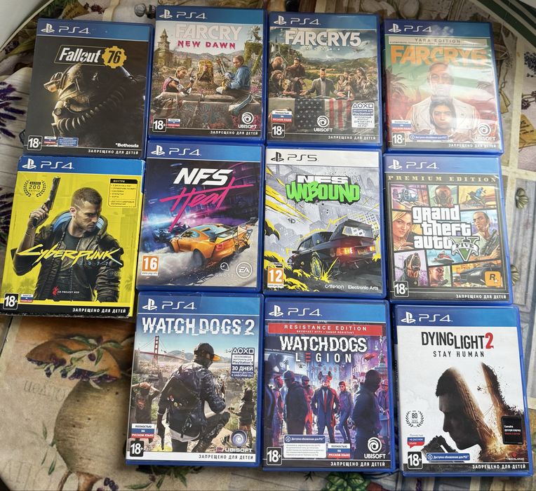 Игры для PSP4 и PSP5