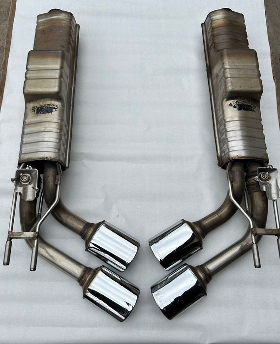 Выхлоп амг  гелендваген