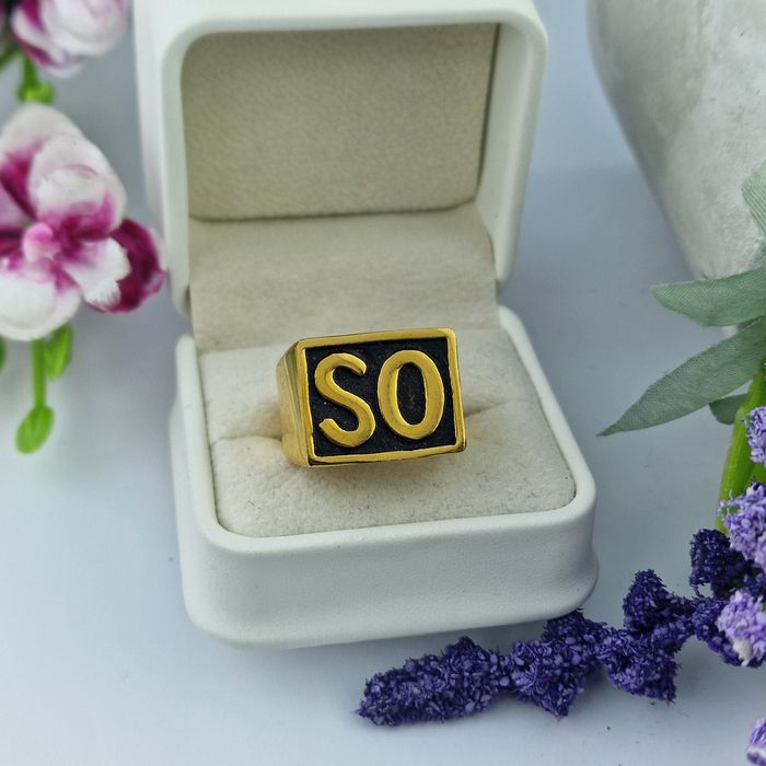 Мъжки пръстен златисти и сребристи