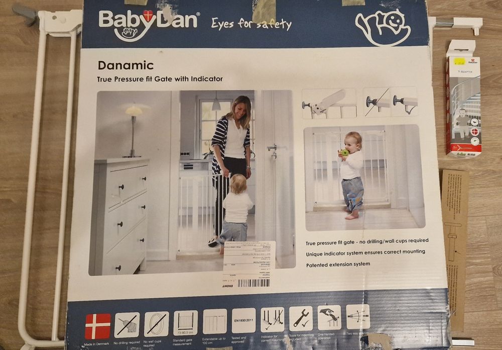 Преграда за врата/стълби  Babydan Danamic