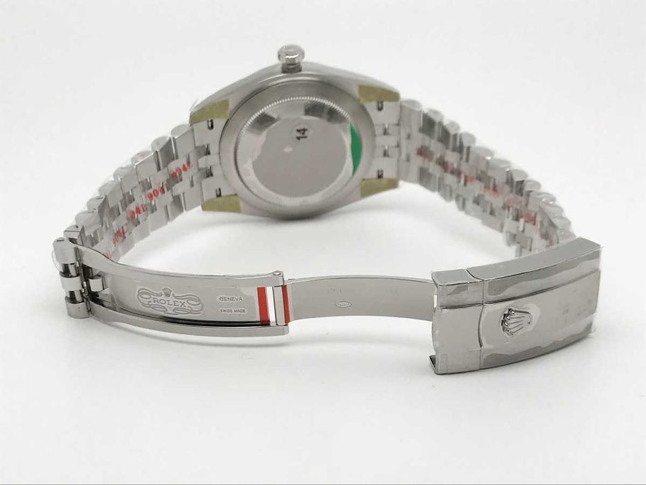 Rolex Datejust 41mm Fluted Bezel Silver Dial Jubilee – мъжки часовник – реални снимки