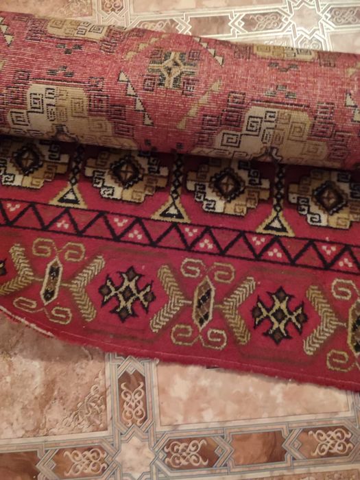 Ковер травка и палас шерстяной