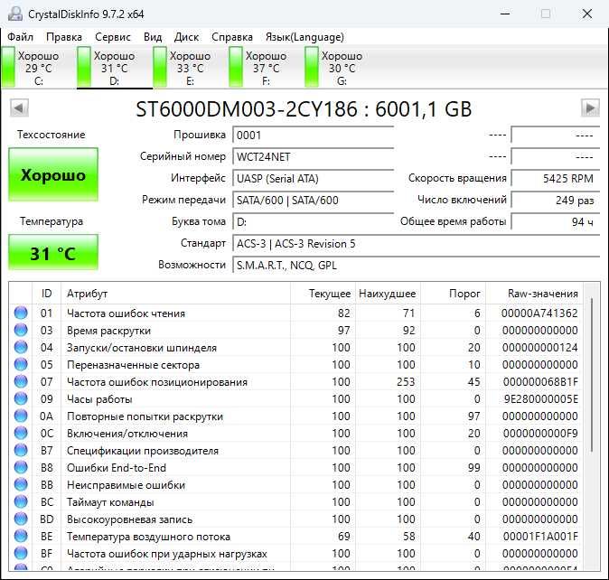 Продам HDD жесткий диск seagate barracuda 6tb