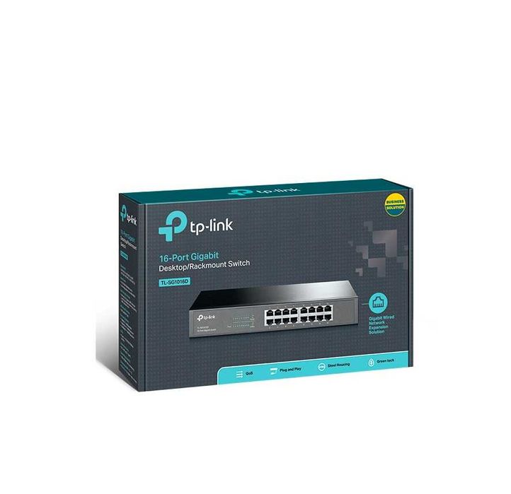 | Коммутатор TP-Link LS1016G 16-Port Gigabit Switch