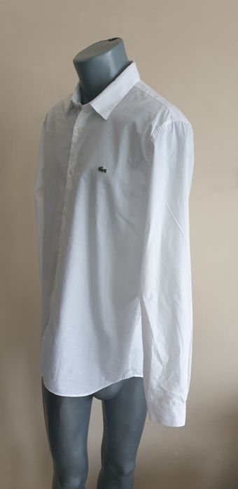 Lacoste Slim Fit Mens Size - 41 /16/ M НОВО! ОРИГИНАЛ! Мъжка Риза!