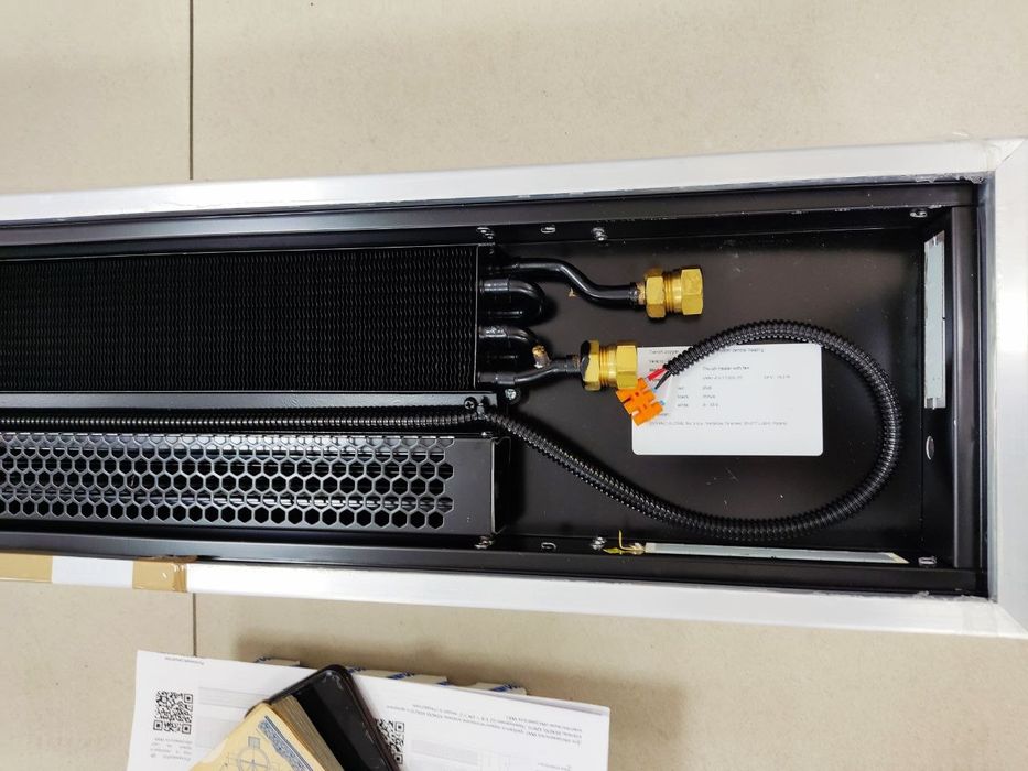 VERANO Внутрипольный  Конвектор  из Польши., без вентилятора ,7.5/25/1