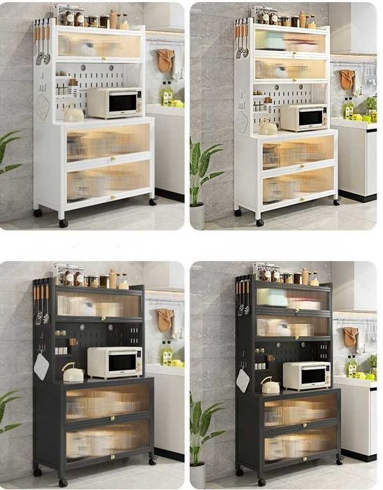 Металлические кухонные полки и шкафы / Metall oshxona polkasi va shkaf