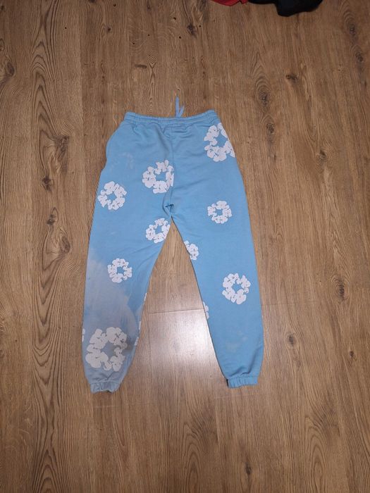 Pantaloni denim tears albastri