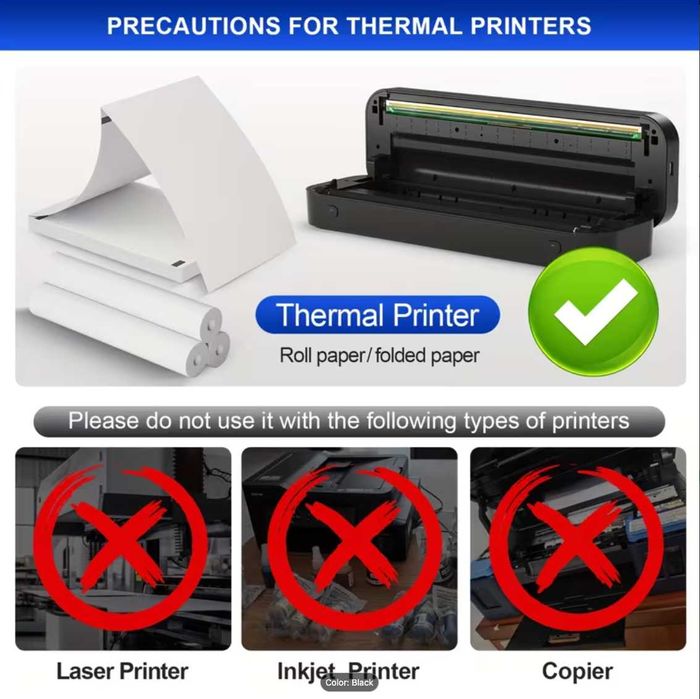 Преносим термален принтер NETUM – без мастило