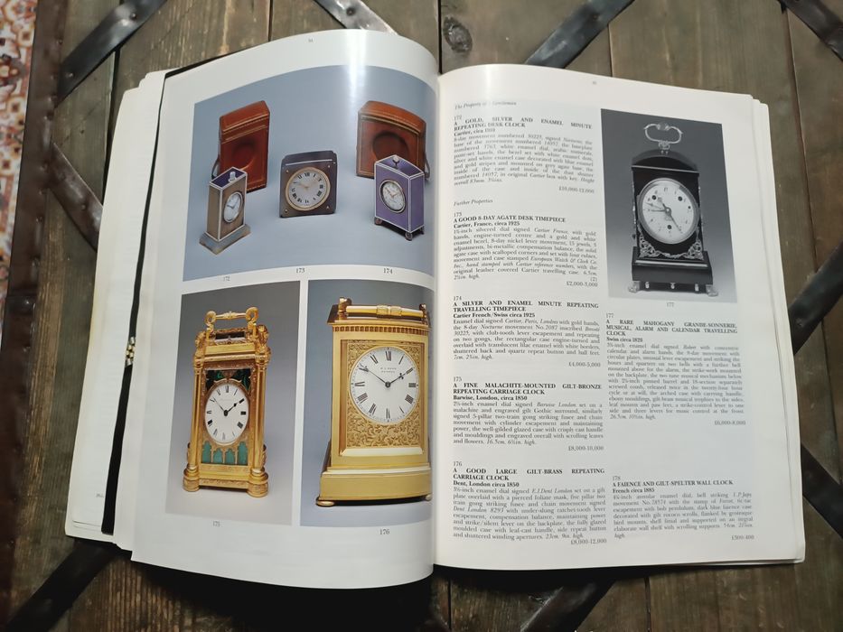 Часы Sothebys каталог 1993