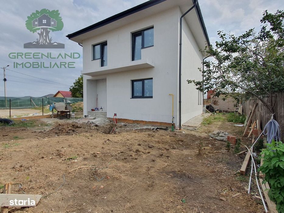 Vila 4 camere, 100mp, teren 400mp, asfalt, canalizare, langa statie