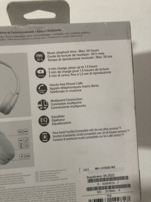 Casti wireless sony wh ch520