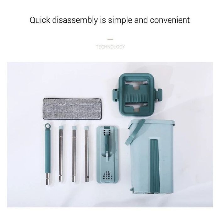 Швабра с ведром с автоматическим отжимом