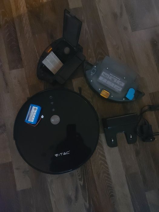 V-TAC Смарт прохосмукачка/робот с нова батерия