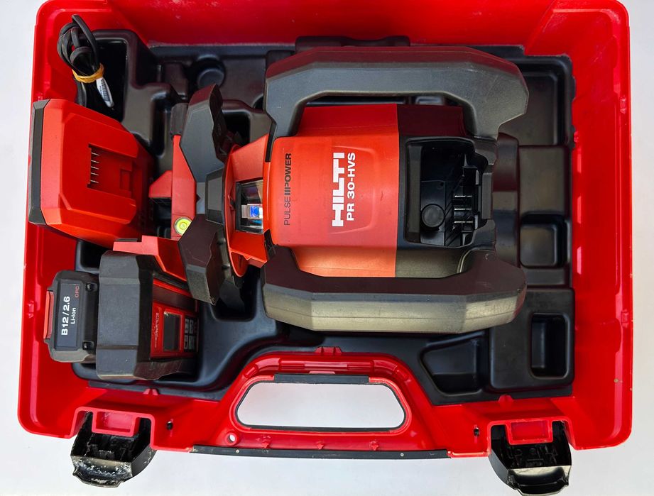 ТОП ЦЕНА! Hilti PR 30-HVS A12 - Ротационен лазер за употреба на открито перфектен!