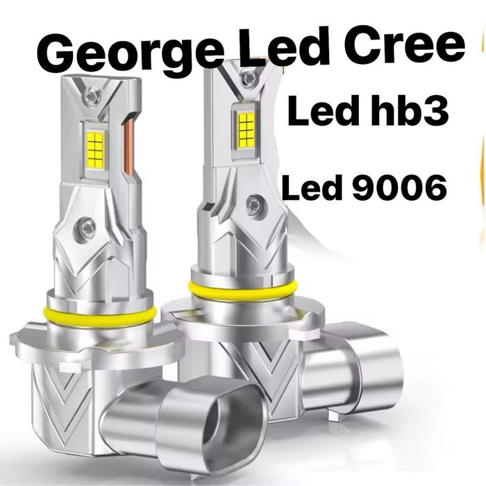 Set Doua Becuri Led H7,H8,H9,H11,Hb3-9005,Hb4-9006,120W/15000Lm/6000K